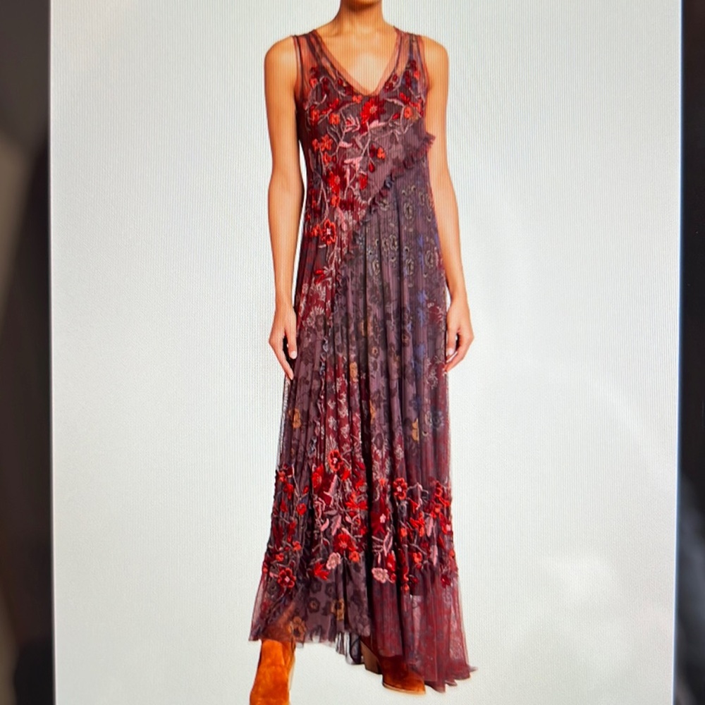 Johnny Was Lyoire Mesh Dress